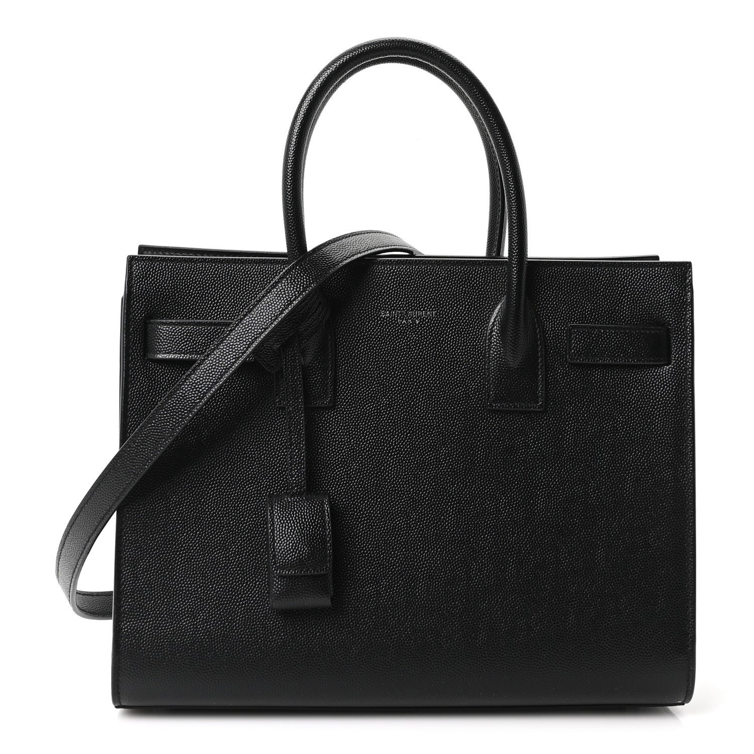 Saint Laurent Grain de Poudre Baby Sac De Jour Black