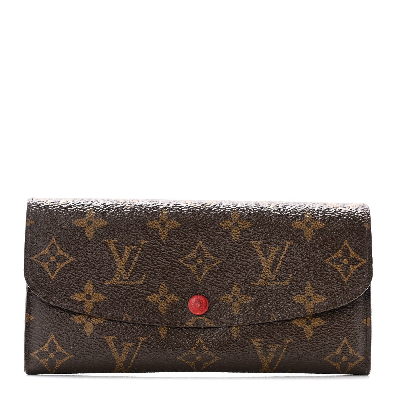 Louis Vuitton Monogram Emilie Wallet Rouge