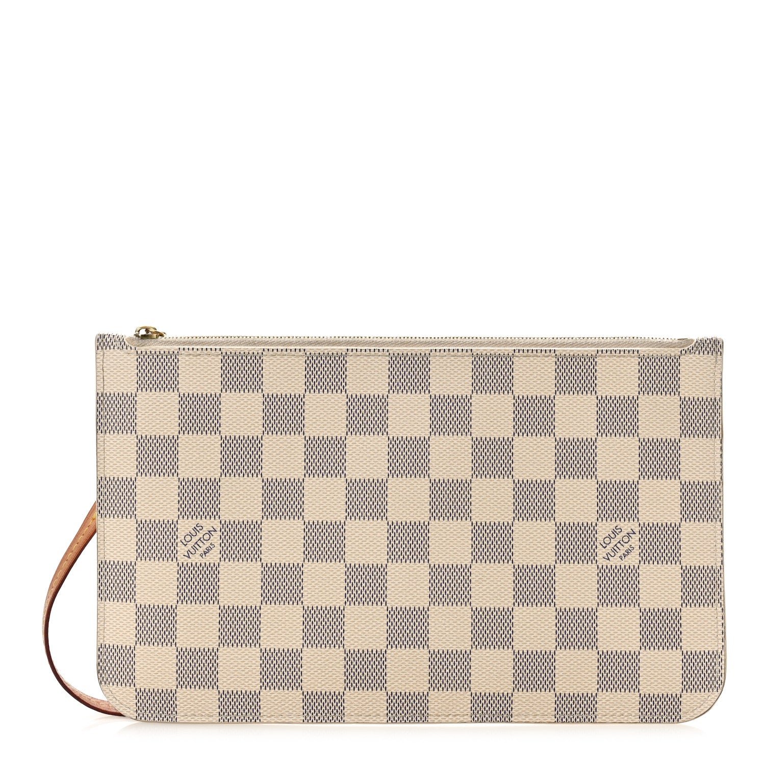 Louis Vuitton Damier Azur Neverfull MM GM Pochette Rose Ballerine