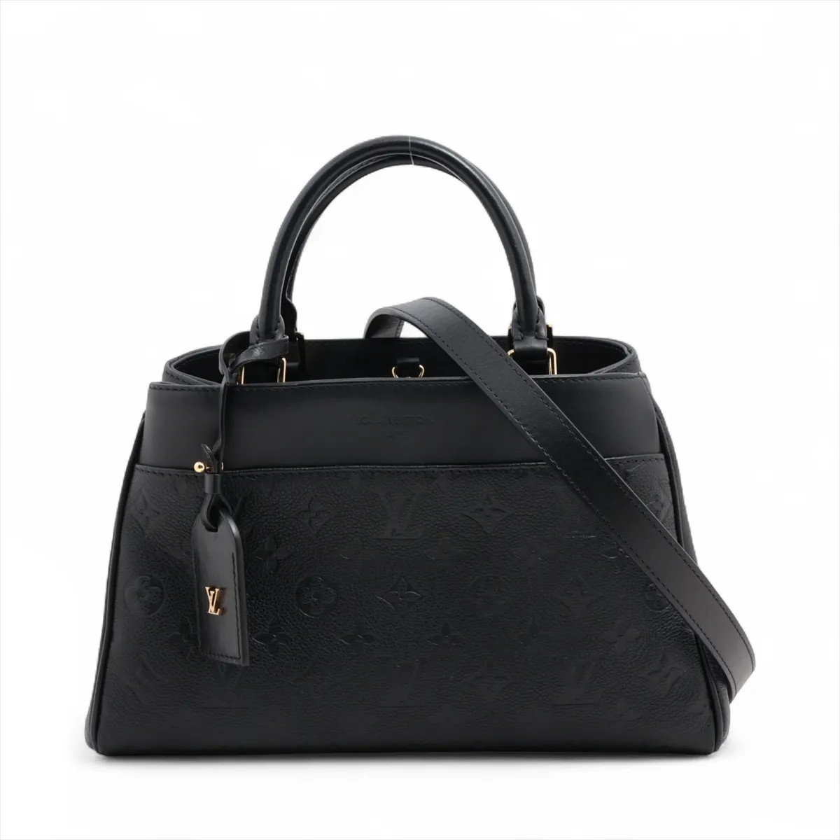 Louis Vuitton Monogram Empreinte Avenue M25577 Black There was an RFID response