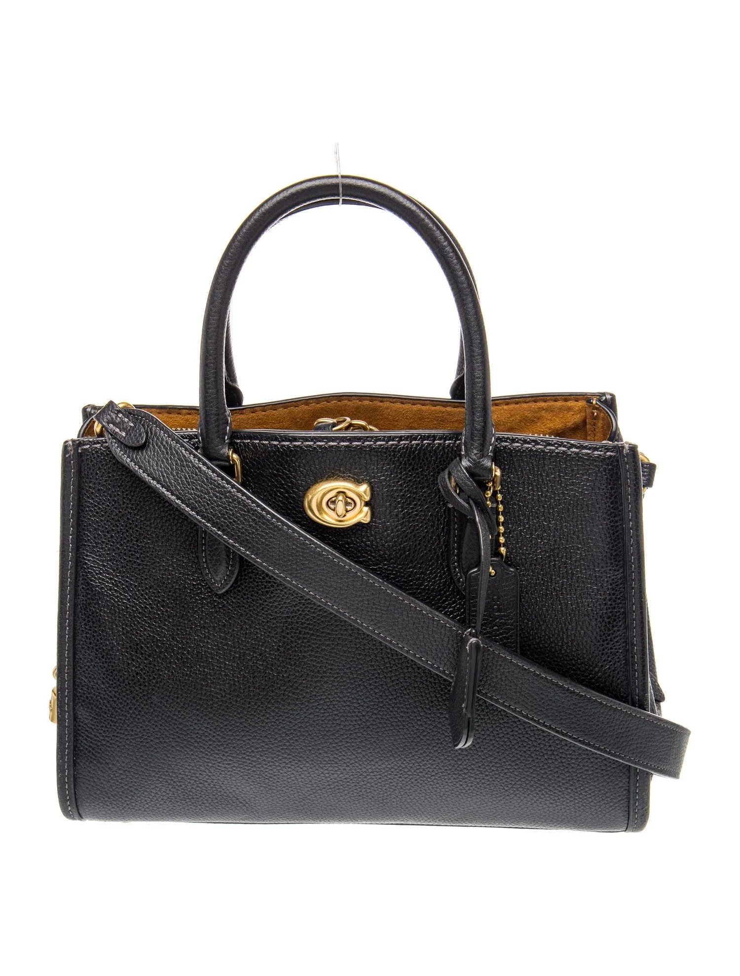Leather Top Handle Bag
