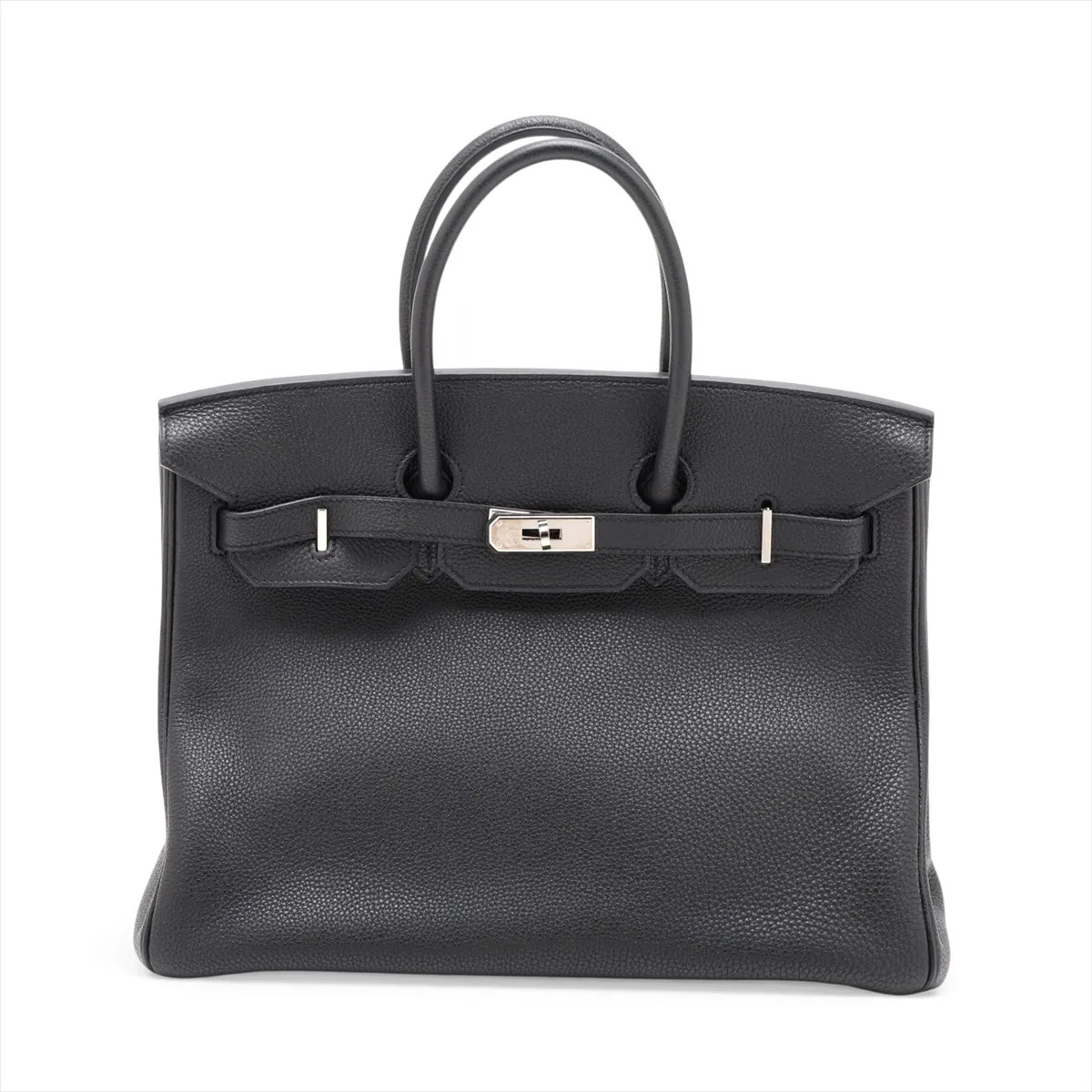 Hermès Birkin 35 Le Tournay Togo Black Silver Metal Fittings