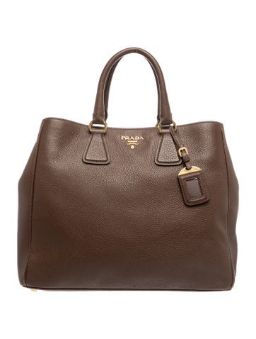 Vitello Daino Leather Top Handle Bag