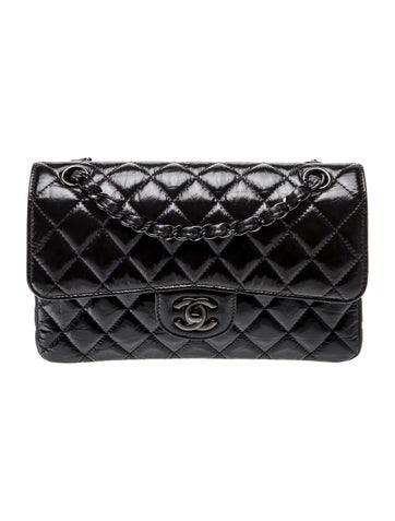 Classic Small So Black Double Flap Bag