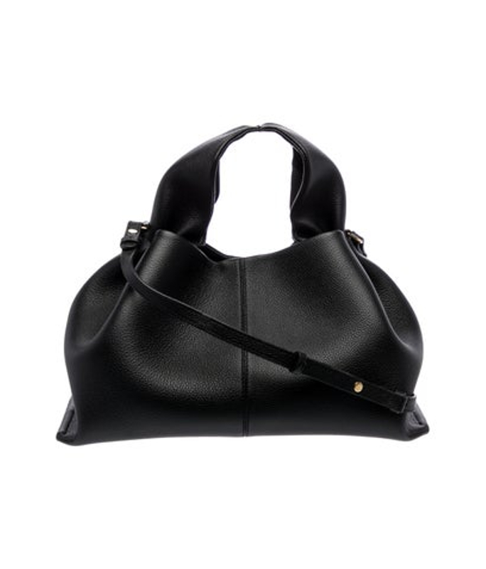 Polene Leather Top Handle Bag