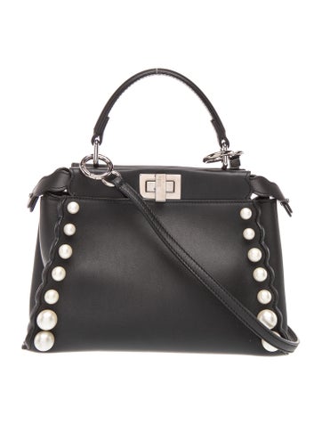 Fendi Faux Pearl Peekaboo Mini