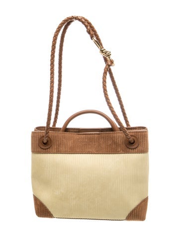 Bottega Veneta Intrecciato Embossed Suede Andiamo Small