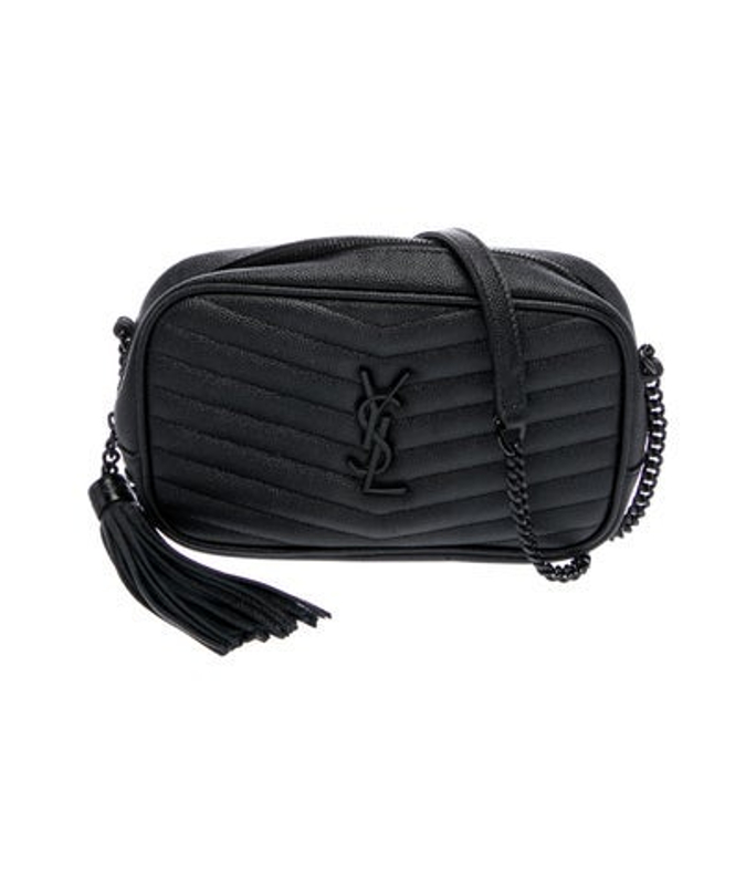 Saint Laurent Laurent Caviar Leather Belt Bag Mini