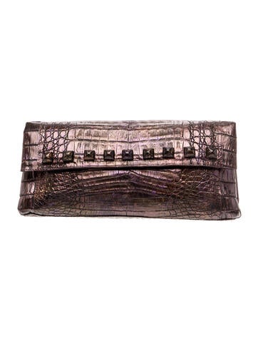 Nancy Gonzalez Crocodile Clutch