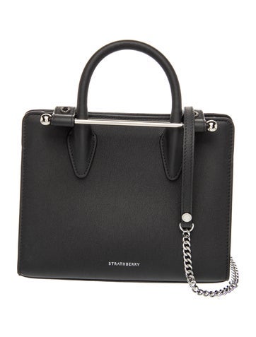 Leather Top Handle Bag