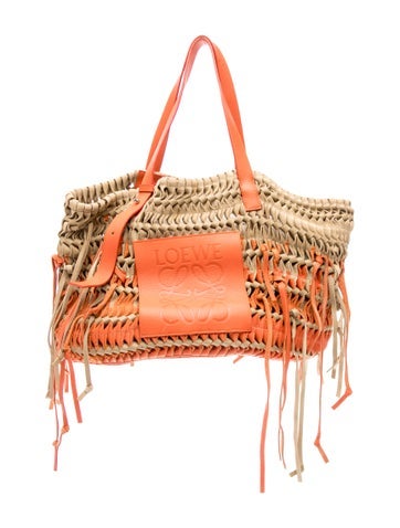 Leather Woven Basket