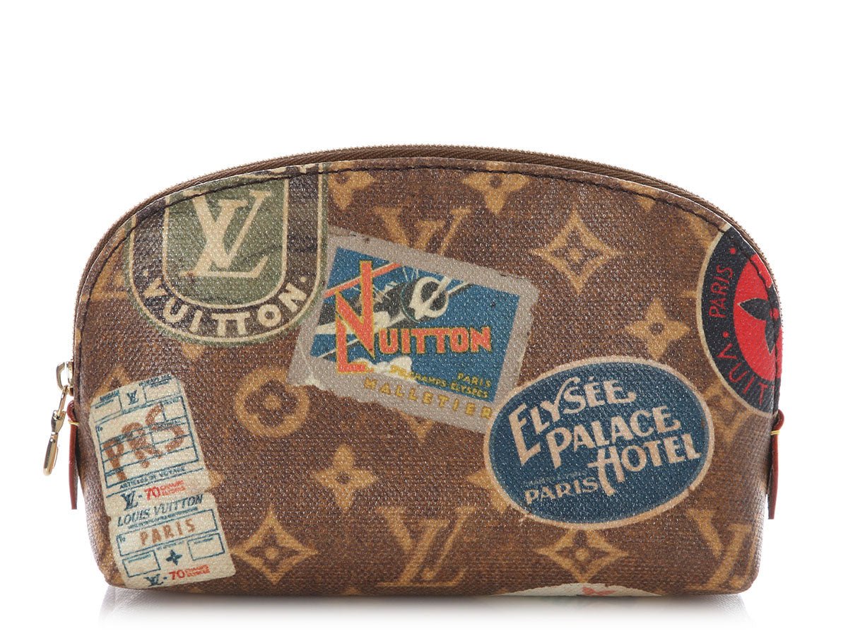 Louis Vuitton Louis Vuitton Monogram Flight Mode Cosmetic Pouch