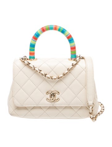 Extra Mini Rainbow Coco Handle Bag