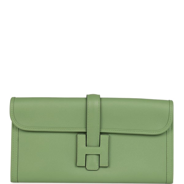 Hermes Hermes Jige Elan 29 Vert Criquet Evercolor