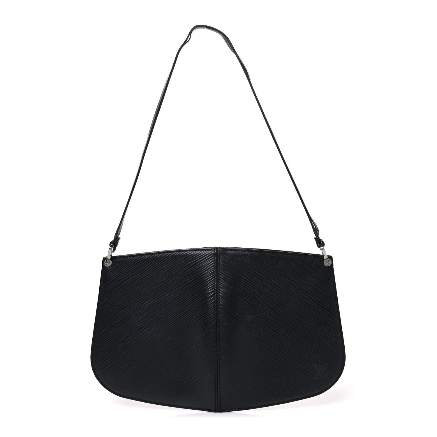 Louis Vuitton Epi Demi Lune Pochette Black