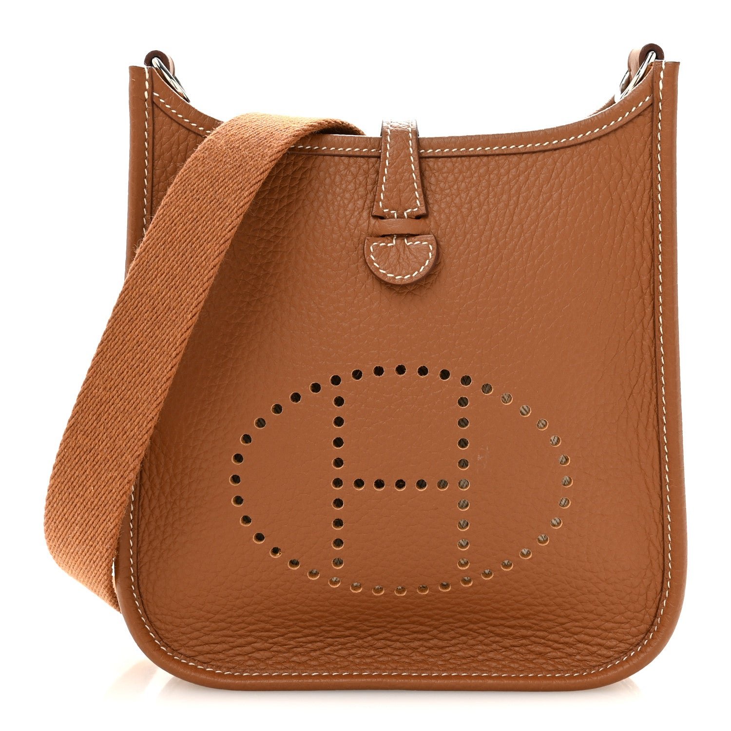 Hermes Taurillon Clemence Evelyne TPM Gold