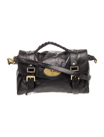Leather Top Handle Bag