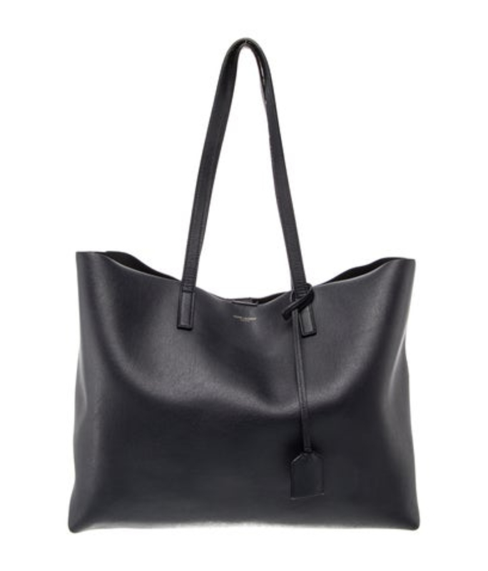 Saint Laurent Laurent Leather Shopping Tote