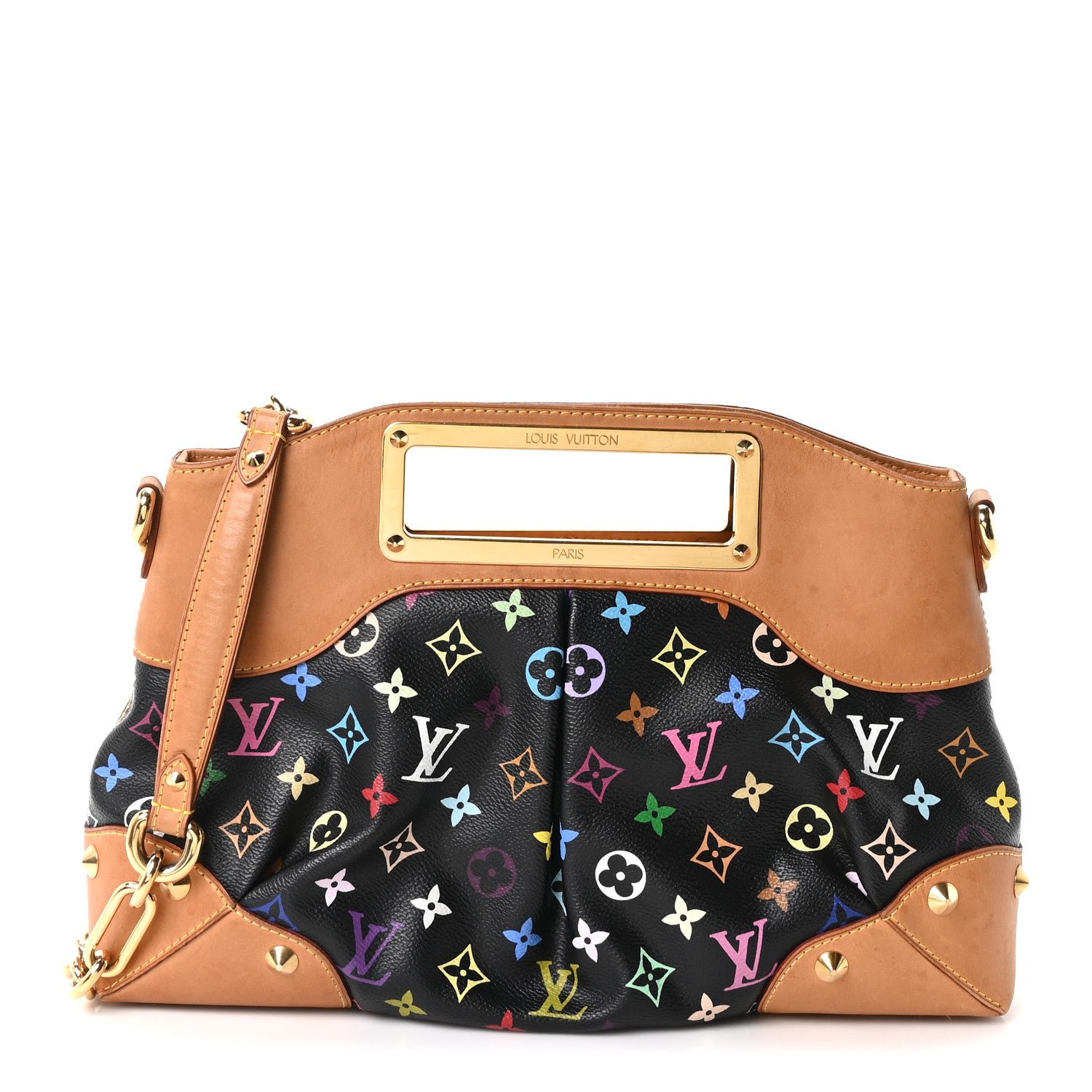 Louis Vuitton Monogram Multicolor Judy MM Black