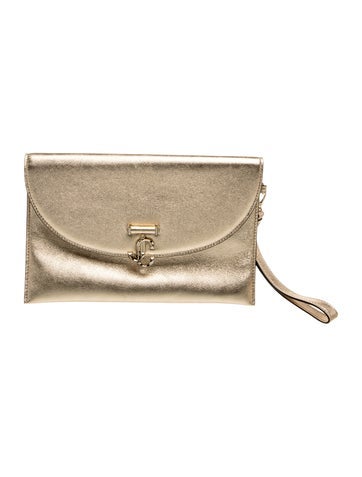 Jimmy Choo Leather JC Envelope