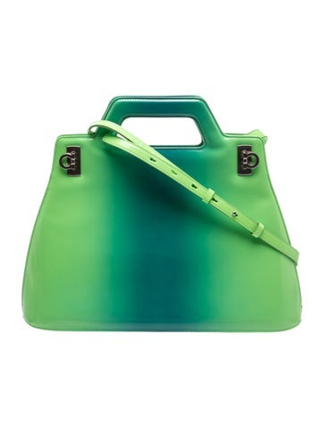 Leather Top Handle Bag