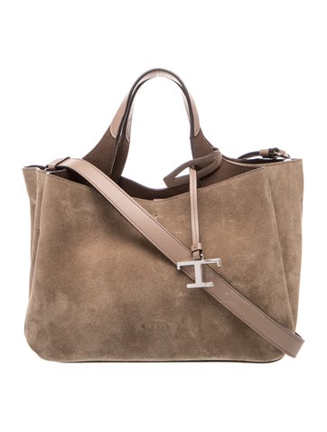 Suede Top Handle Bag