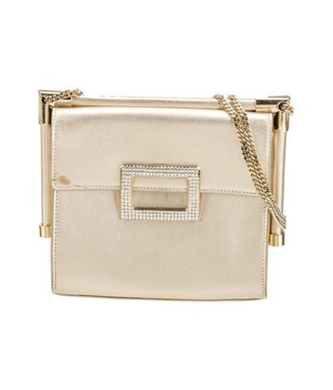 Roger Vivier Vivier Leather Shoulder Bag