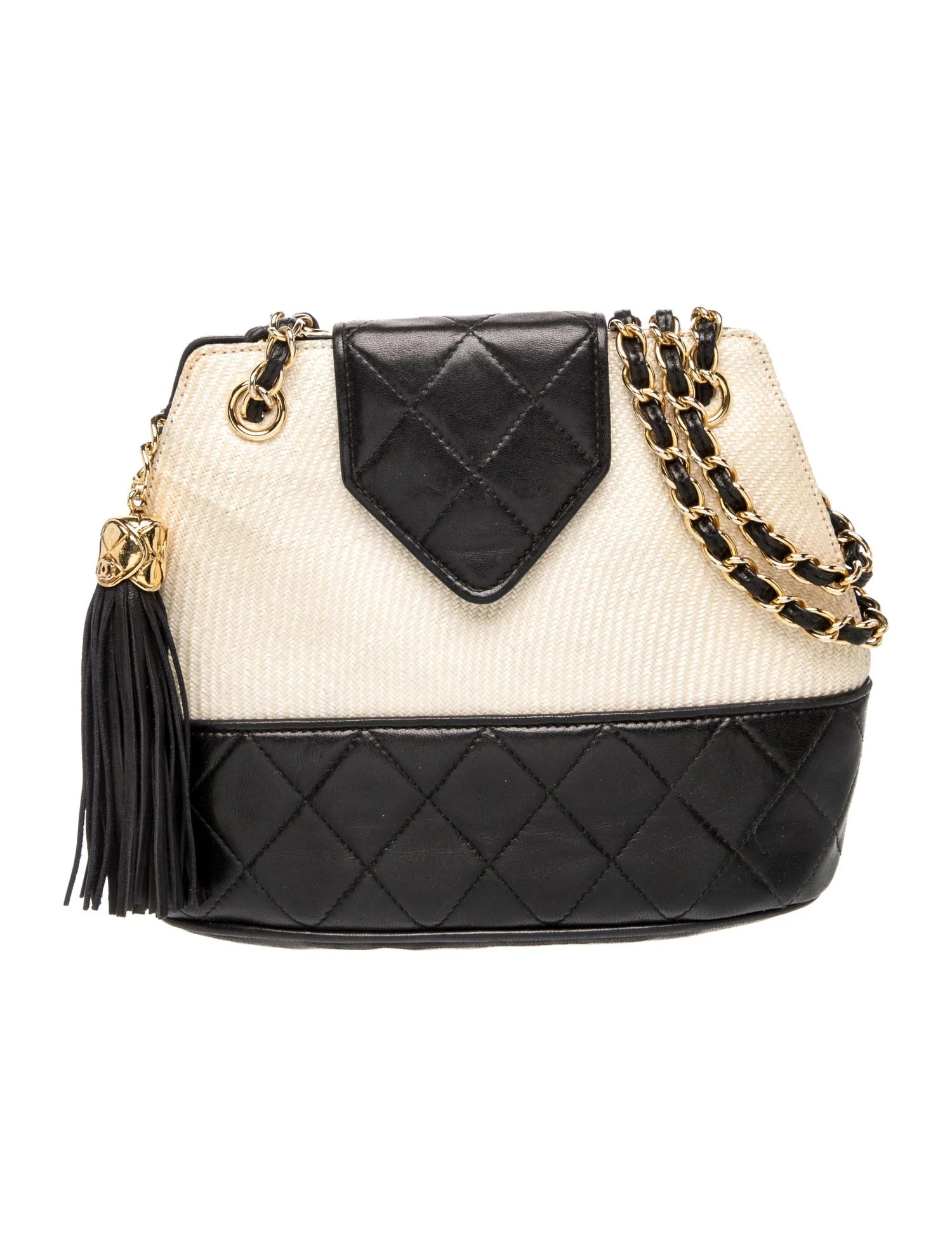 Raffia Tassel Bag