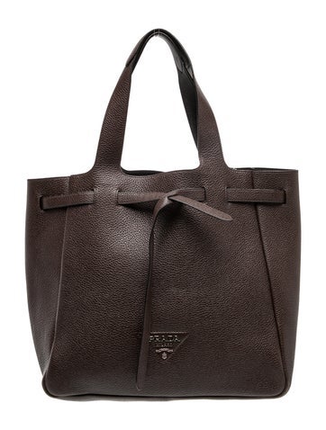 Cervo Leather Flou Dynamique Belted Tote