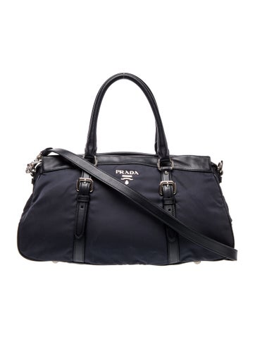 Tessuto Nylon Top Handle Bag