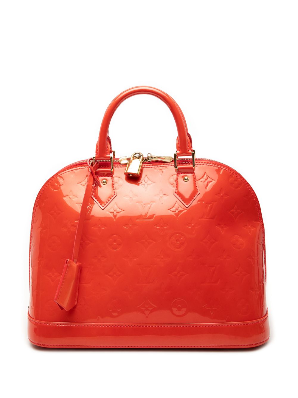 2012 Monogram Vernis Alma PM satchel