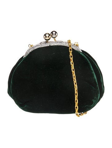 Judith Leiber Velvet Evening Bag