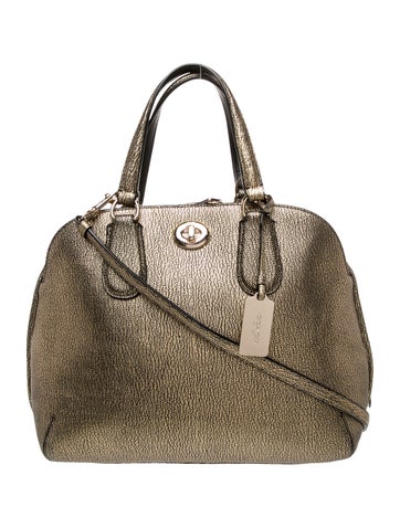 Leather Top Handle Bag