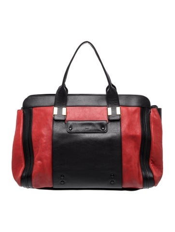 Leather Top Handle Bag