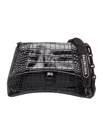 Embossed Leather Shoulder Bag