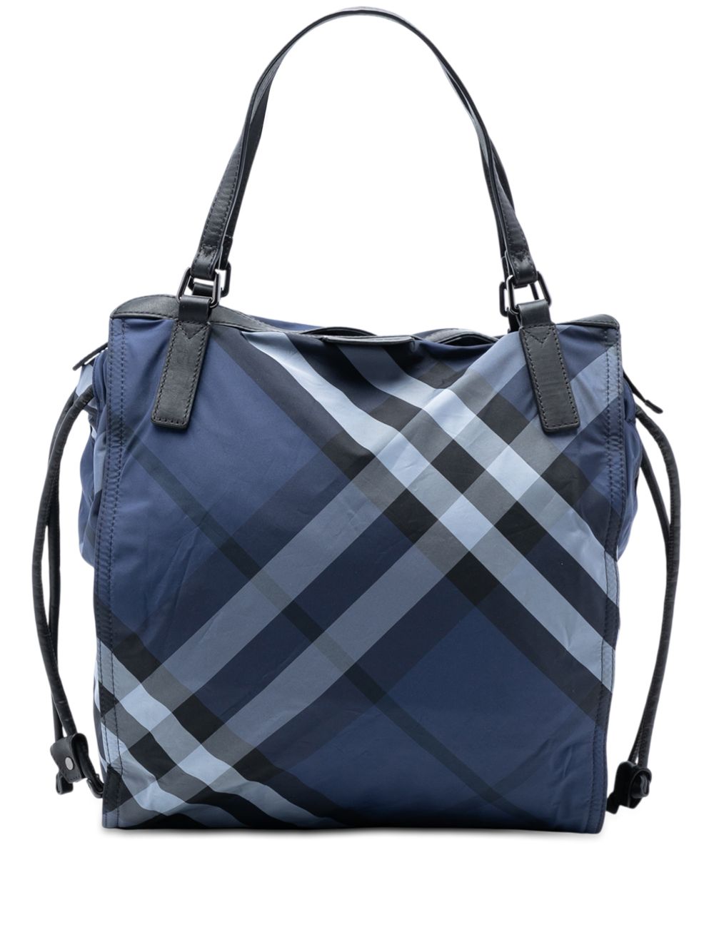2000-2017 Supernova Check Nylon Buckleigh tote bag