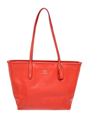 Coach Leather Top Handle Bag