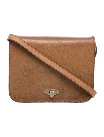 Valentino Leather Messenger Bag