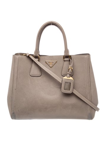 Saffiano Leather Top Handle Bag