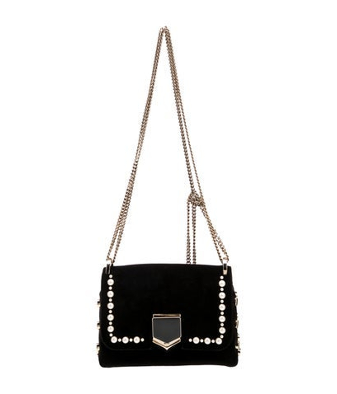 Jimmy Choo Choo Velvet Shoulder Bag
