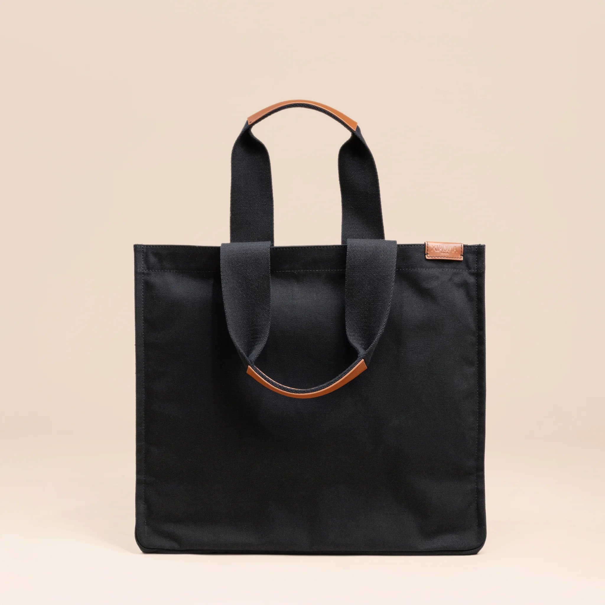 Brand New ( Rank N ) XIAOMA Travel Delight L Shopper Tote Black Canvas