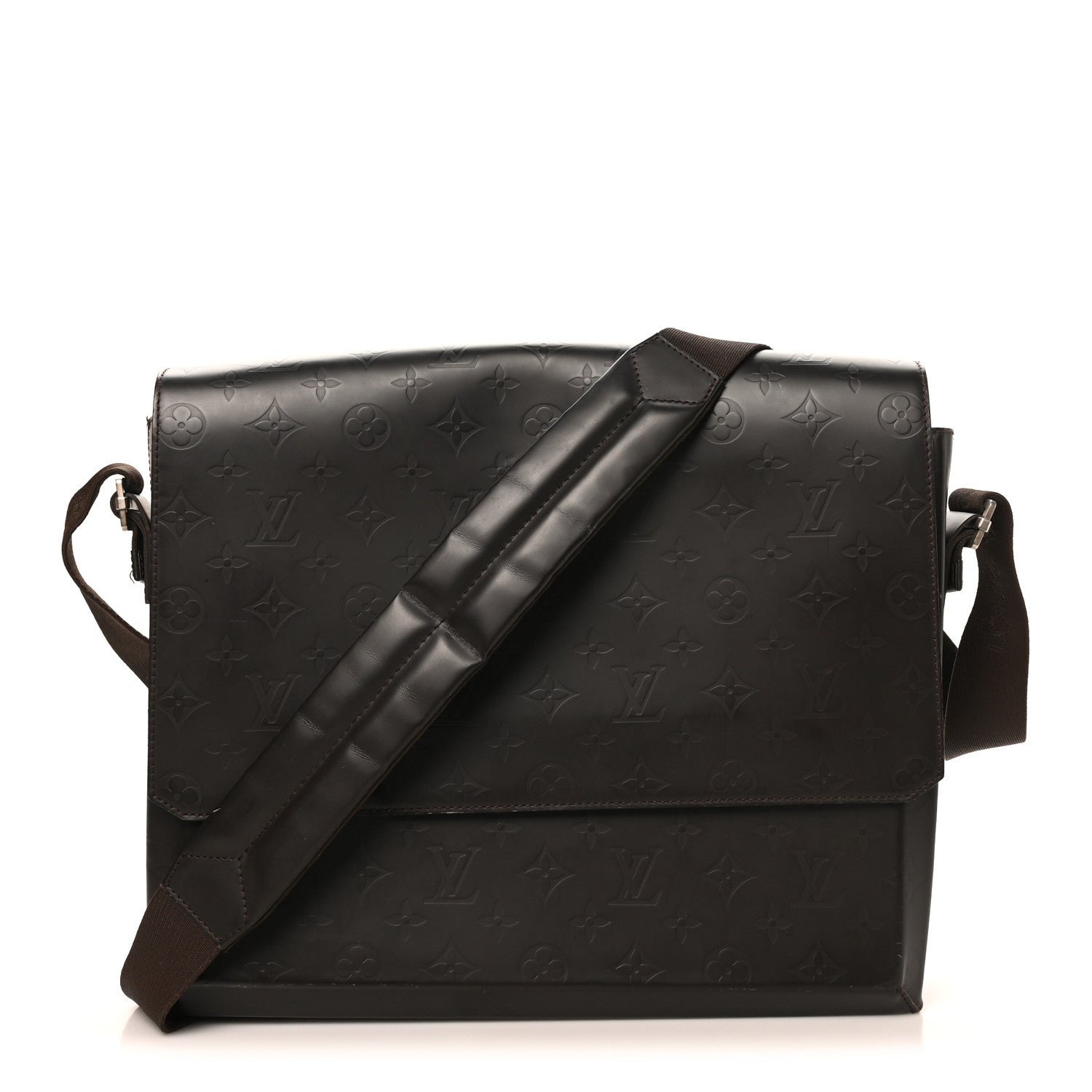 Louis Vuitton Monogram Glace Fonzie Messenger Bag Cafe