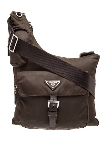 Tessuto Nylon Messenger Bag