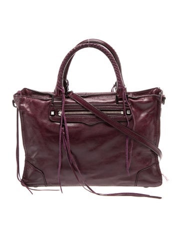 Leather Top Handle Bag