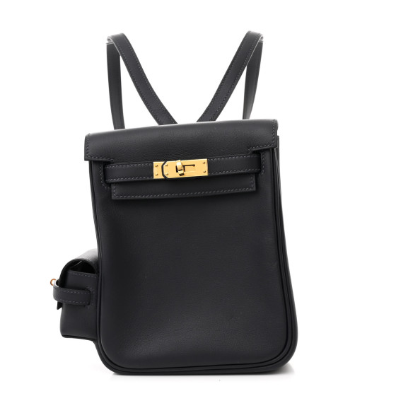 Hermes Swift Kelly Jump Backpack Gris Misty