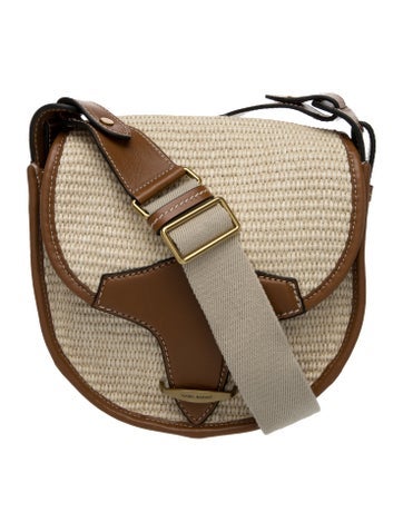 Isabel Marant Straw Messenger Bag