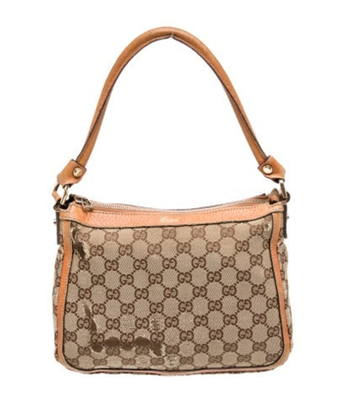 Gucci Gg Canvas Shoulder Bag Vintage