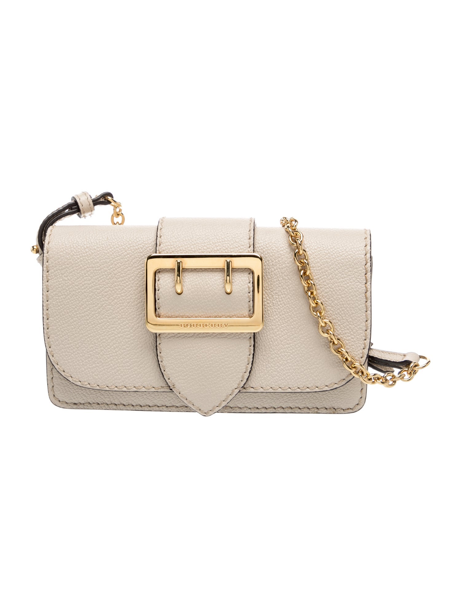 Leather Buckle Crossbody Bag Mini