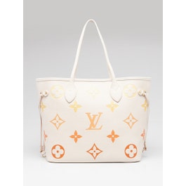 Louis Vuitton Louis Vuitton Neutral Degrade Giant Monogram Empreinte Leather Neverfull MM NM Bag