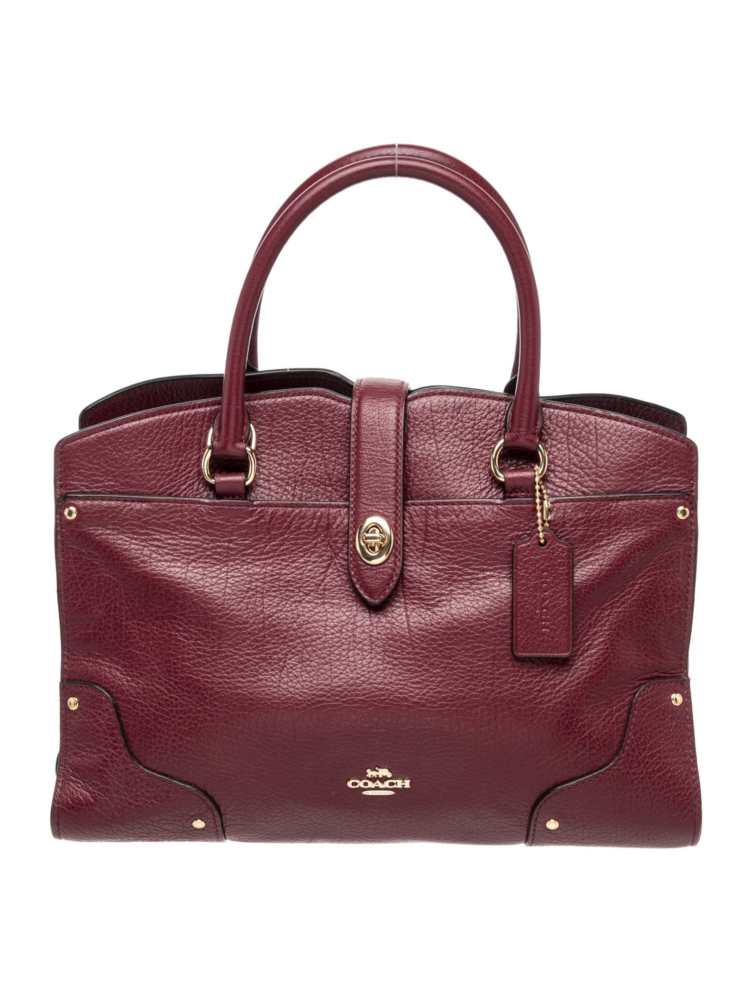 Leather Top Handle Bag